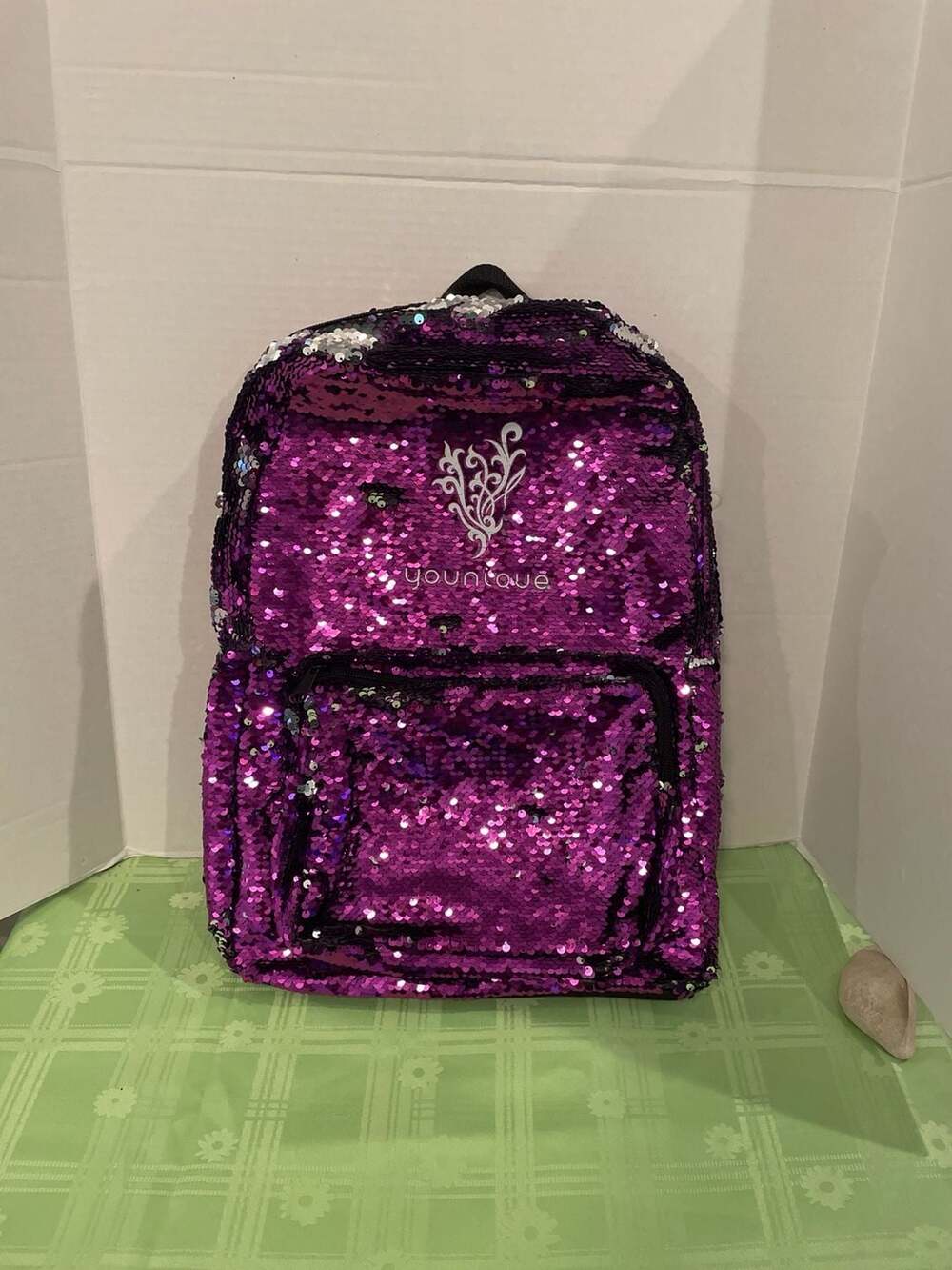 Younique Sequin Backpack Bookbag. Preowned.  Never used.